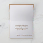 Thanksgiving vakantie aangepaste bericht notitie kaart (Binnen)