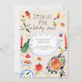 Thanksgiving Vakantie Diner Uitnodiging (Voorkant)