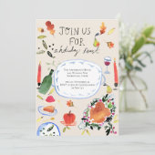 Thanksgiving Vakantie Diner Uitnodiging (Staand voorkant)