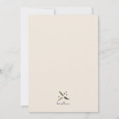 Thanksgiving Vakantie Diner Uitnodiging (Achterkant)