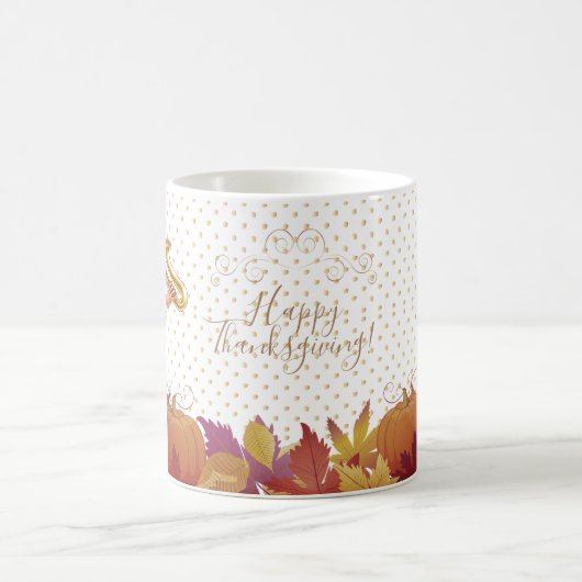 Thanksgiving Vakantie Feest, Retro Muziek Jazz Muz Koffiemok (Center)