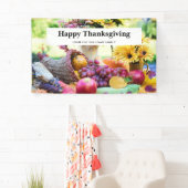 Thanksgiving Vakantie Herfst Oogst Tafel Spandoek (Insitu)