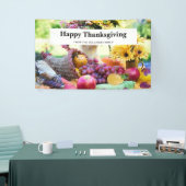 Thanksgiving Vakantie Herfst Oogst Tafel Spandoek (Beurs)