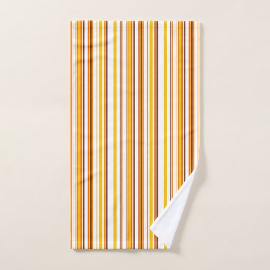 Thanksgiving-vakantie herfststrepen handdoek (Handdoek)