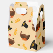 Thanksgiving Vakantie kalkoen diner party box Bedankdoosjes (Geopend)