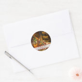 Thanksgiving vakantie Sticker adreslabel (Envelop)