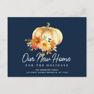 Thanksgiving vakantie verhuisaankondiging briefkaart