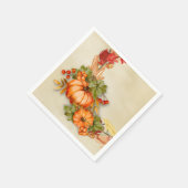 Thanksgiving-vakantiedag servetten van papier (Hoek)