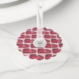 Thanksgiving Vakantiedagen Dinner Cranberry Sauce Wijnglaslabel