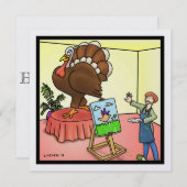 Thanksgiving Vakantiekaart Kaart (Voorkant / Achterkant)