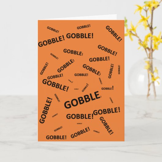 Thanksgiving Vakantiekaart Kaart (Gele Bloem)