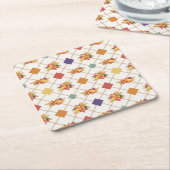 Thanksgiving Vakantiepapier Onderzetter (Schuin)