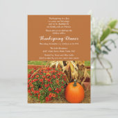 Thanksgiving Vakantiereeks binnenste Kaart (Staand voorkant)