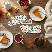 Thanksgiving-vakantietikset Sticker