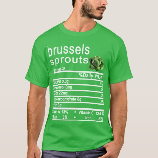 Thanksgiving van brusselse kiemen t-shirt (Voorkant)