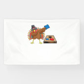 Thanksgiving van Corn Hole - Bodemafscheiding Turk Spandoek (Horizontaal)