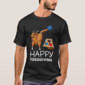 Thanksgiving van Corn Hole - Bodemafscheiding Turk T-shirt (Voorkant)