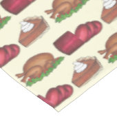 Thanksgiving van cranberry Pumpkin Pie Tafelkleed (Gekanteld)