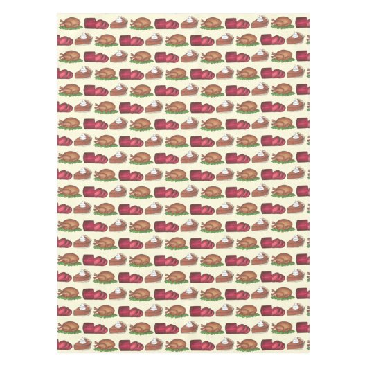 Thanksgiving van cranberry Pumpkin Pie Tafelkleed (Voorkant)