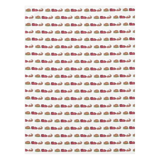 Thanksgiving van cranberry Pumpkin Pie Tafelkleed (Voorkant)