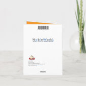 Thanksgiving van dankbare familie kaart (Achterkant)