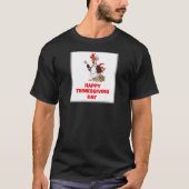 Thanksgiving van dankbare goddeloze dank t-shirt (Voorkant)