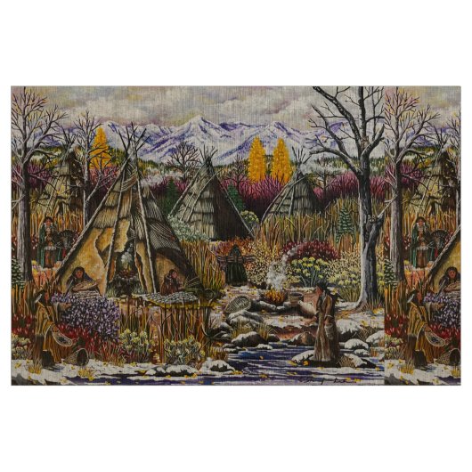 Thanksgiving van de Cayuse-verbinding Stof (Fat Quarter)