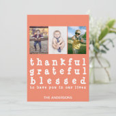 Thanksgiving van de goddeloze vrijgelaten poka Dot Kaart (Staand voorkant)