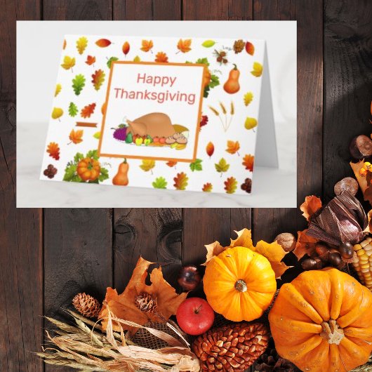 Thanksgiving van de groet van de Turkse leider Kaart