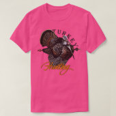  Thanksgiving van de jagers in Turkije T-shirt (Design voorkant)