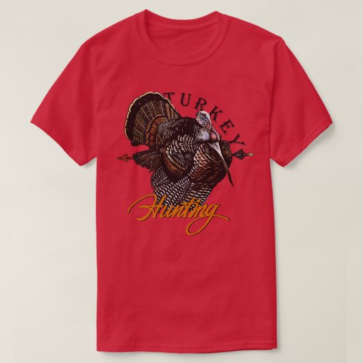  Thanksgiving van de jagers in Turkije T-shirt (Design voorkant)