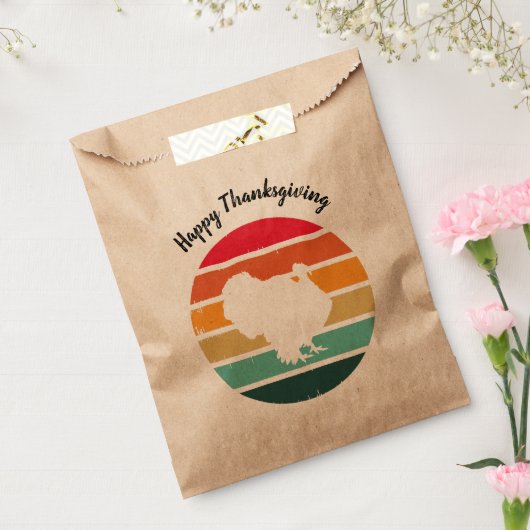 Thanksgiving van de vogelpest -  zonnebank bedankzakje (Gezegeld)