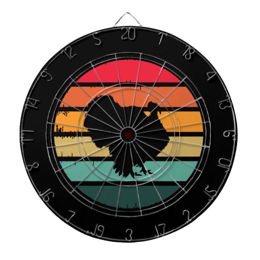 Thanksgiving van de vogelpest - zonnebank dartbord (Voorkant)