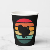 Thanksgiving van de vogelpest - zonnebank papieren bekers (Voorkant)