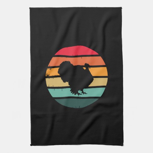 Thanksgiving van de vogelpest -  zonnebank theedoek (Verticaal)