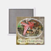 Thanksgiving van eikel en eikel magneet (Voorkant / Achterkant)