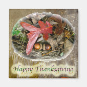 Thanksgiving van eikel en eikel magneet (Voorkant)