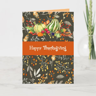 Thanksgiving van familielid kaart