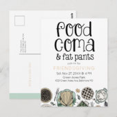 Thanksgiving van Fat Pants Friendsgiving  Briefkaart (Voorkant / Achterkant)