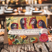 Thanksgiving van  gekloonde kalkoenen feestdagen kaart