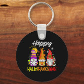 Thanksgiving van Gnomes Halloween Chris Sleutelhanger (Voorkant)