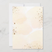 Thanksgiving van gouden eucalyptusbladeren kaart (Achterkant)