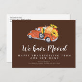 Thanksgiving van herfst briefkaart (Voorkant / Achterkant)