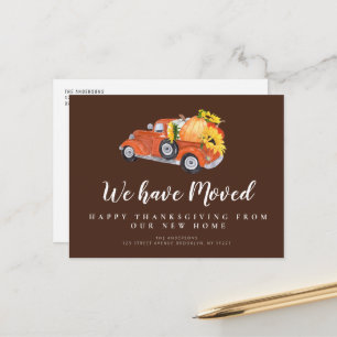 Thanksgiving van herfst briefkaart