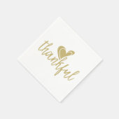 Thanksgiving van het hart servetten (Hoek)