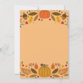 Thanksgiving van het krijtbord en het folieschrift kaart (Achterkant)