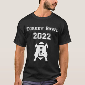 Thanksgiving van het team van Bowl-Football in Tur T-shirt