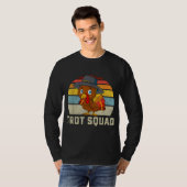 Thanksgiving van het Turkse trottenplein voert kos T-shirt (Voorkant volledig)