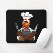 Thanksgiving van kalkoenen muismat (Met muis)