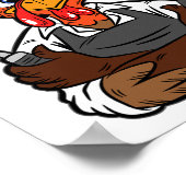 Thanksgiving van kalkoenen poster (Hoek)